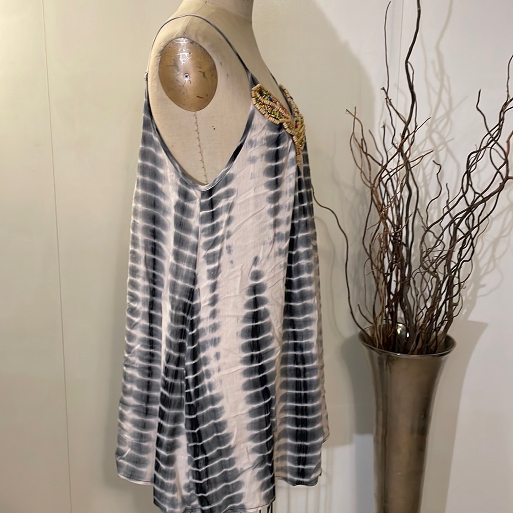 Blue Island cover up beaded dress - Picture 6 of 8